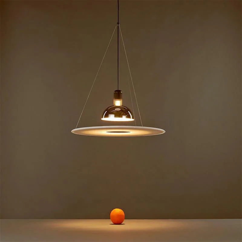 DecorBites™ Flying Saucer Chandelier: Luxury LED Indoor Pendant Lighting for Restaurant, Bar, Bedroom.