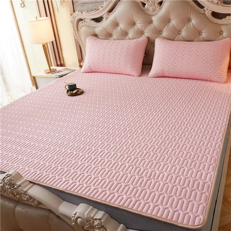 Decobites Summer Cooling Latex Bed Mat Set - Breathable & Comfortable