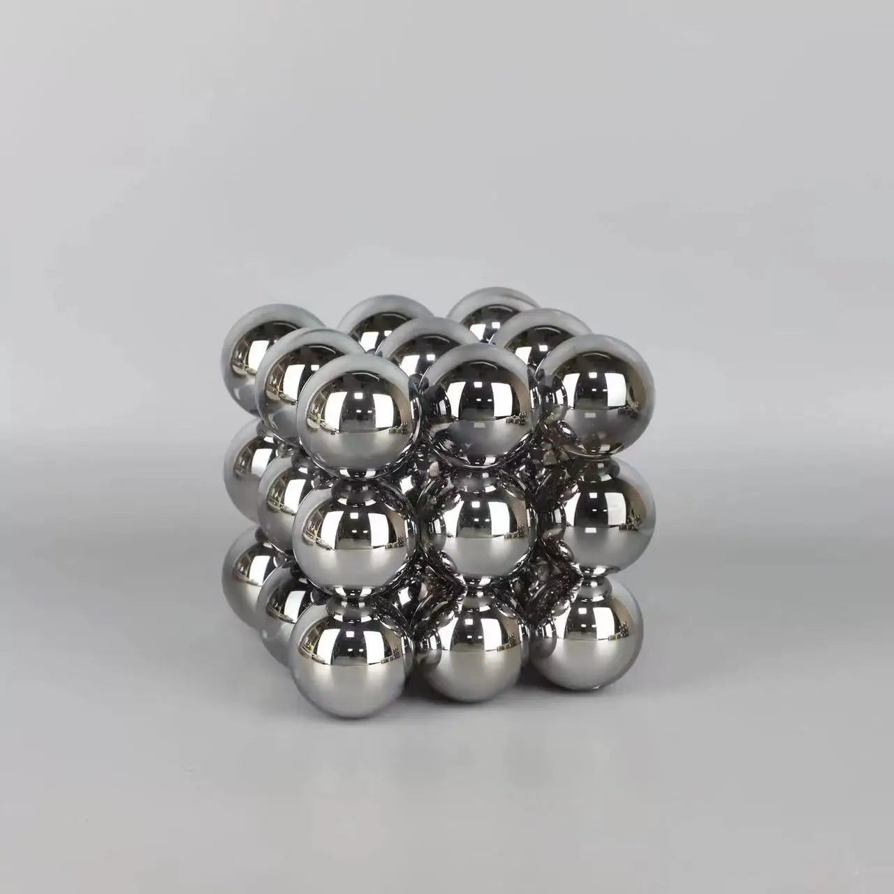 ديكور بايتس™ - مكعبات كرات زجاجية بلورية هندسية لتزيين المنزل