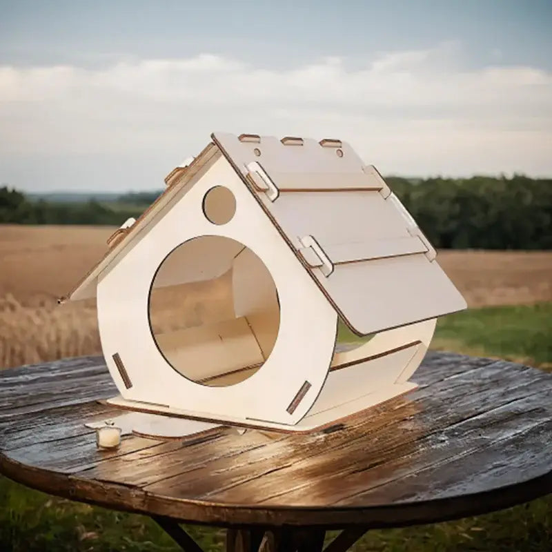 DecorBites™ Wooden Bird Feeders - DIY Outdoor Aviary