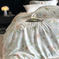 Decobites Rose Flower Print Bedding Set, Soft & Breathable, Duvet Cover, Bed Sheet, Pillowcases