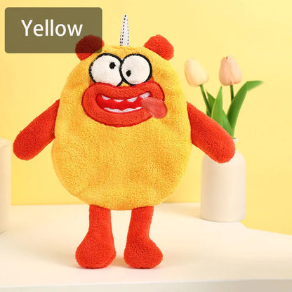 DecorBites™ Kitchen Hand Towel: Soft & Absorbent Coral Velvet Cleaning Cloth, Creative New Year Gift