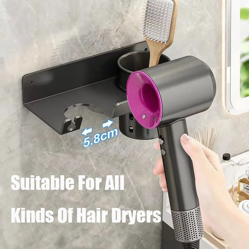 Organizador de Herramientas para el Cabello Decorbites™ Estante de Almacenamiento para Secador de Pelo en Estantes de Baño