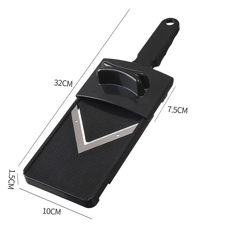 DecorBites™ Cabbage Grater & Shredder for Purple & Round Japanese Salad Slicing