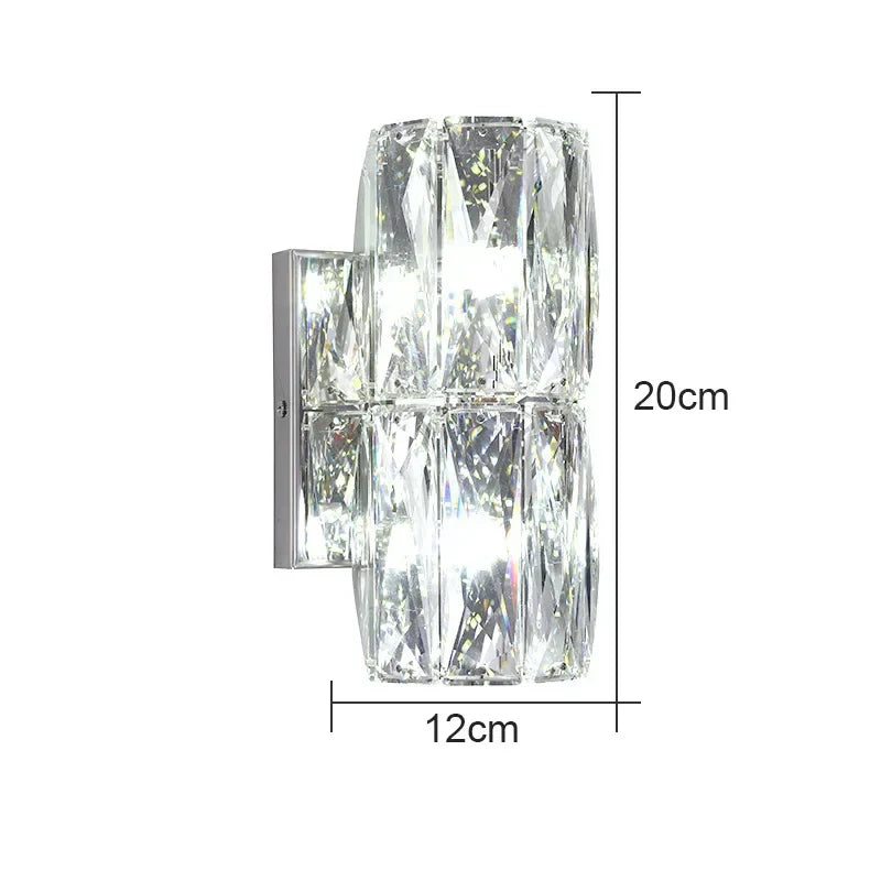 DecorBites™ Crystal High-End Wall Lamp for Luxury Living Room, Bedroom, Villa Lighting