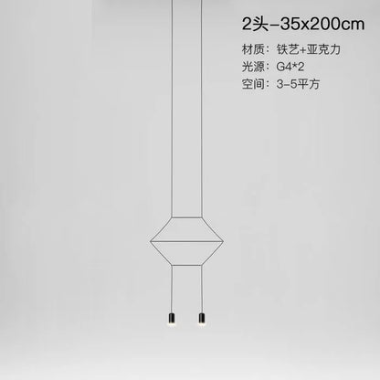 DecorBites™ Designer Nordic Ceiling Chandelier for Home Decor and Living Room Lighting