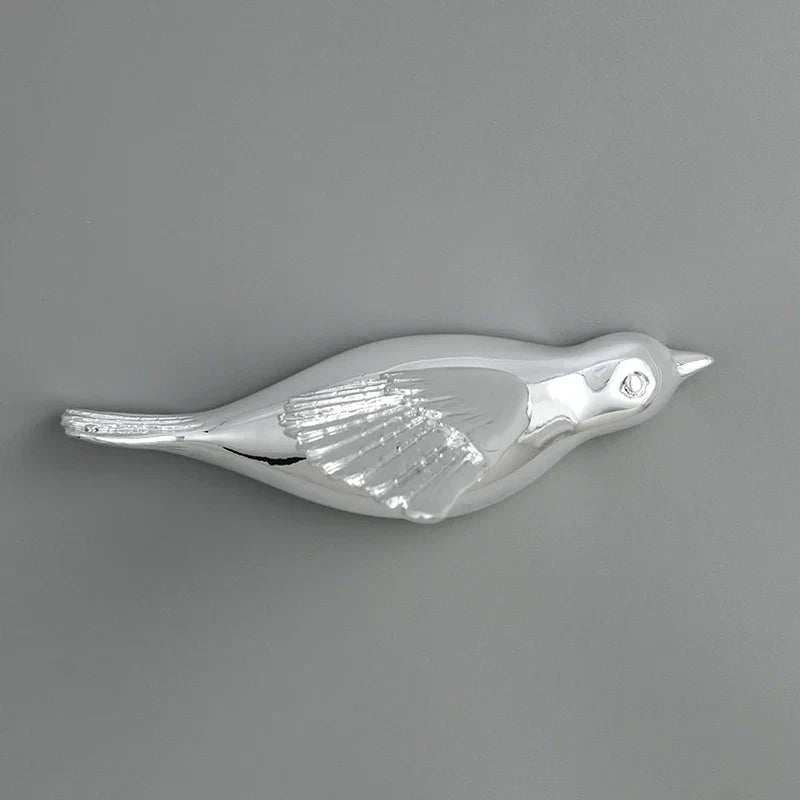 DecorBites™ Estatua de pájaro 3D de resina para decoración de pared en habitación infantil - Figura decorativa de animal