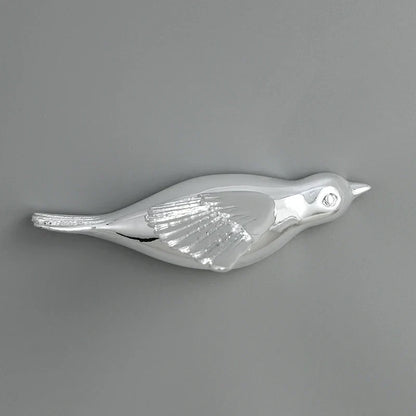 DecorBites™ Estatua de pájaro 3D de resina para decoración de pared en habitación infantil - Figura decorativa de animal