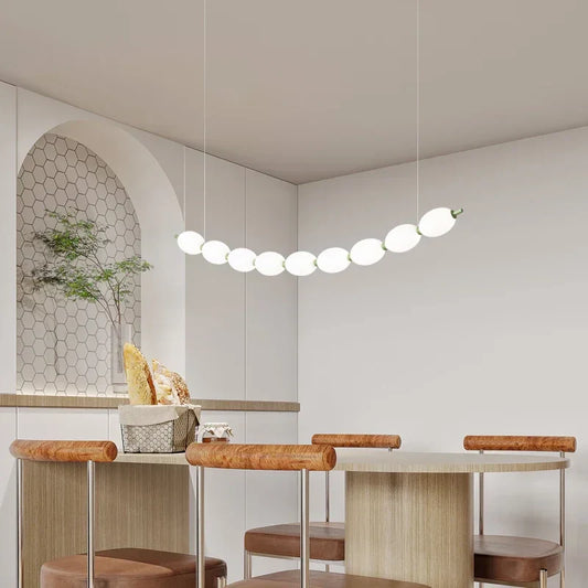 DecorBites™ Bead Nordic Chandelier: Stylish Dining Room Pendant Light for Bar Table Adding Ambiance