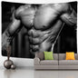 Decobites Mystery Muscle Man Tapestry Wall Hanging - Hippie Psychedelic Decor