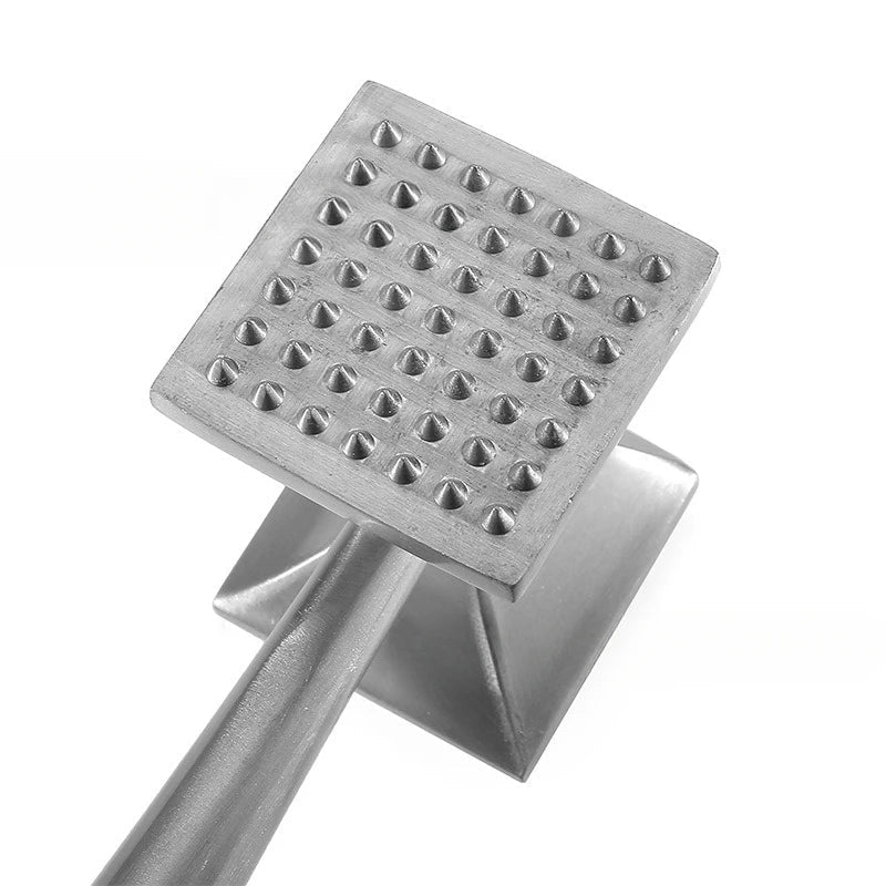 DecorBites™ Double Faced Meat Tenderizer for Kitchen - Stainless Steel Meat Hammer