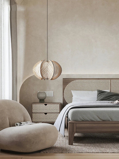 DecorBites™ Handmade Rattan Pendant Lamp for Seaside Homes & Resorts