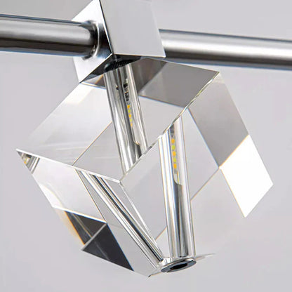 DecorBites™ Crystal Chandelier for Living and Dining Room, Luxury Pendant Lamp and Ceiling Light