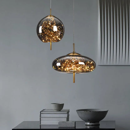 DecorBites™ LED Starry Sky Pendant Lights Luxury Living Room Lamps