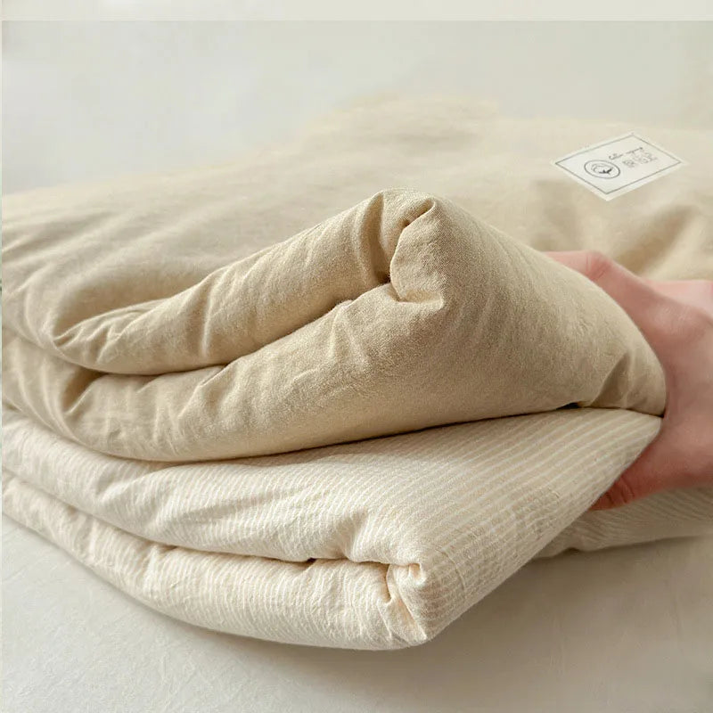 بطانية ديكوربايتس™ القطنية الصيفية المبردة | لحاف مبطن ناعم وجيد التهوية