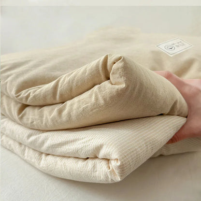 بطانية ديكوربايتس™ القطنية الصيفية المبردة | لحاف مبطن ناعم وجيد التهوية