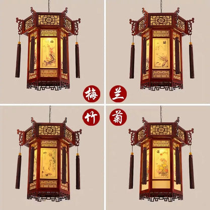 DecorBites™ Bamboo Lantern Pendant Lights: Classic Chinese Beauty for Home Decor
