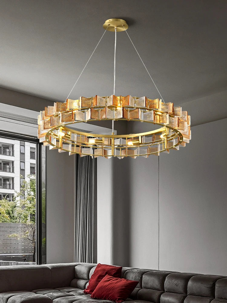 DecorBites™ Butterfly Glass Chandelier for Elegant Dining Room Decor