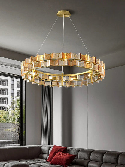 DecorBites™ Butterfly Glass Chandelier for Elegant Dining Room Decor