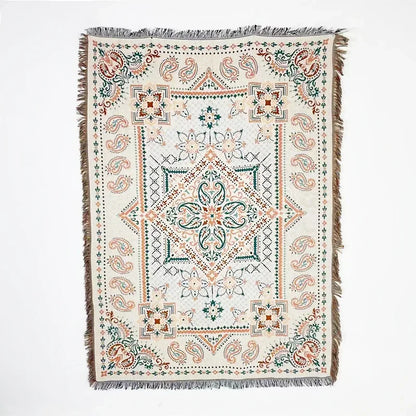 DecorBites™ Bohemian Classic Design Thread Blanket and Throw