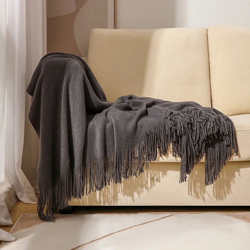 Nordic Wool Sofa Blanket