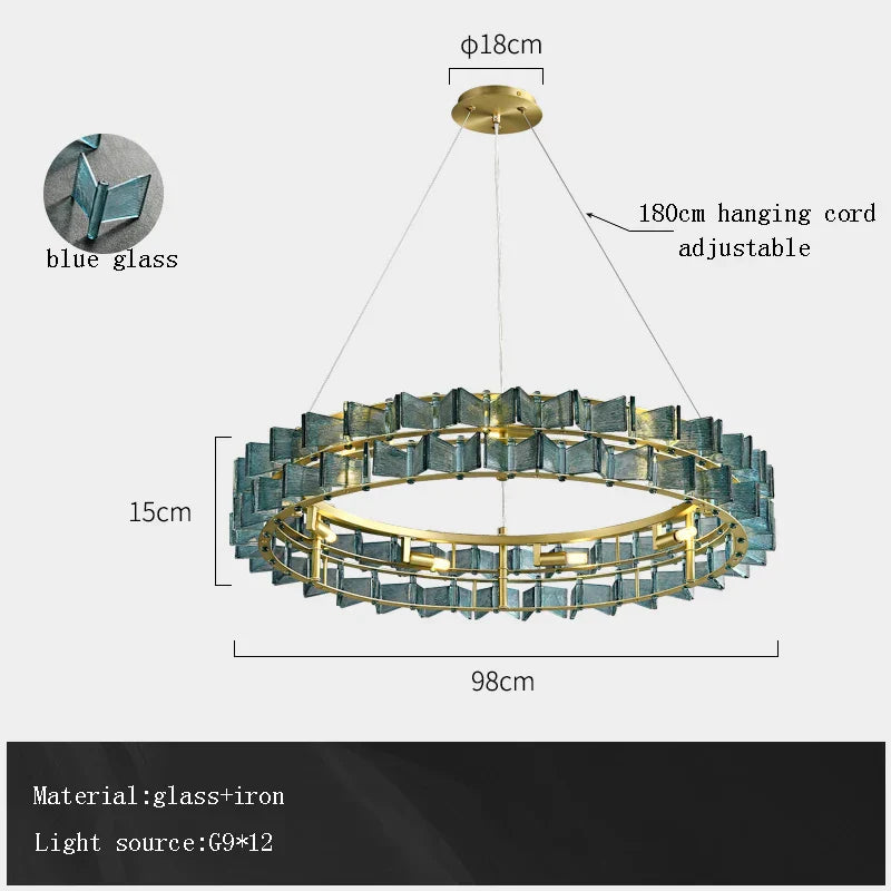 DecorBites™ Butterfly Glass Chandelier for Elegant Dining Room Decor