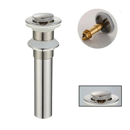 DecorBites™ Gold Large Round Bathroom Pop-up Drain for Copper Washbasin Sink