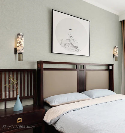 DecorBites™ Dolomite Marble Wall Light Modern Art Nordic Living Room Bedroom Wall Sconce