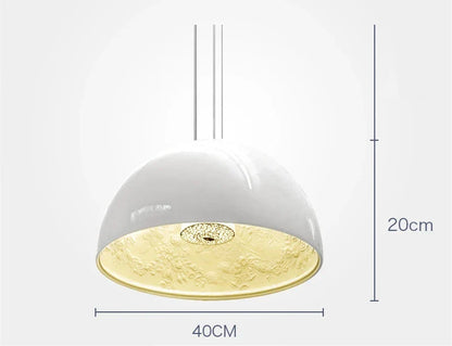 DecorBites™ 3D Sky Garden Resin Chandelier with LED Lights in Black, White, Golden, and Coffee Colors