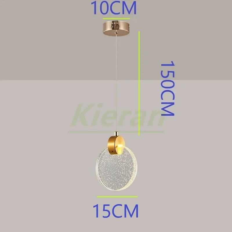 DecorBites™ Crystal LED Chandelier for Modern Home Decor and Lighting