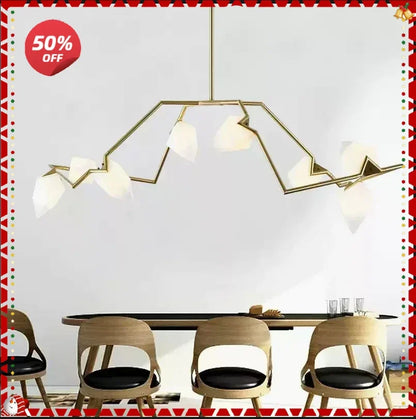 DecorBites™ Gold Chandeliers: Luxurious Lighting for Indoor Living Space & Restaurant Decoration