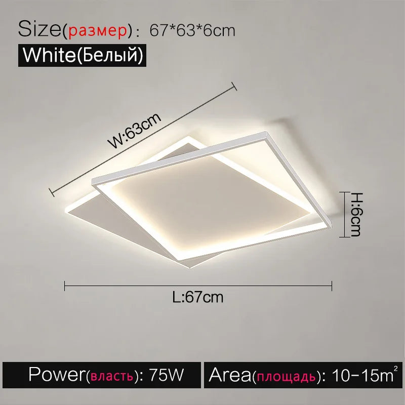 DecorBites™ LED Ceiling Lamp Set - Modern Minimalist Nordic Bedroom Living Room Lighting