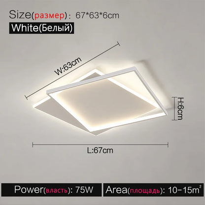 DecorBites™ LED Ceiling Lamp Set - Modern Minimalist Nordic Bedroom Living Room Lighting