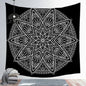 Decobites Psychedelic Mandala Sun Moon Tapestry Wall Hanging for Home Decor