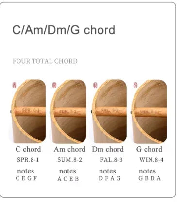 أجراس الرياح الخشبية المصنوعة من الخيزران من DecorBites™: ديكور خارجي موسيقي مصنوع يدويًا للحديقة والمنزل