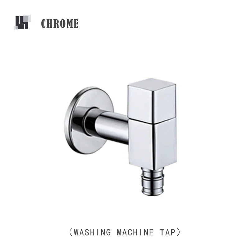 DecorBites™ Brass Black Wall Mount Garden Faucet for Extended Outdoor Use