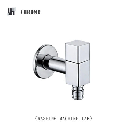 DecorBites™ Brass Black Wall Mount Garden Faucet for Extended Outdoor Use