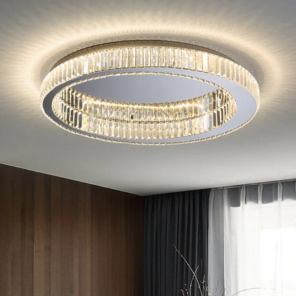 DecorBites™ Crystal LED Ceiling Chandelier for Home Living Room Lighting Decoration