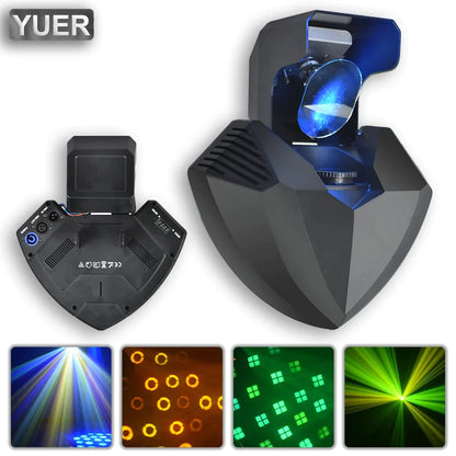 Decorbites™ Disco-Gobo-Zauberstrahl 100W Linse Rotierende Bühnenbeleuchtung mit Musiksteuerung