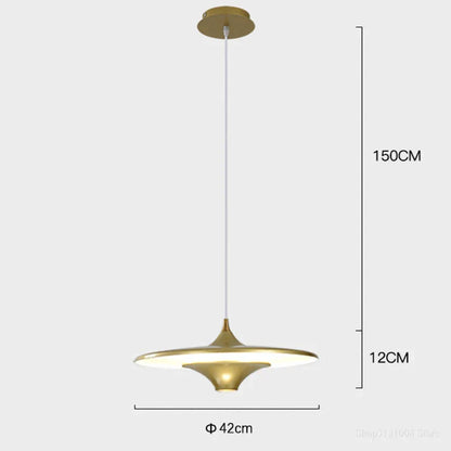 DecorBites™ LED Flying Saucer Pendant Lights for Living Room Dining Bedroom Indoor Lighting