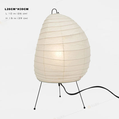 Lámpara de pie de papel de estilo japonés DecorBites™ para decoración e iluminación del hogar