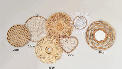 Seaweed Woven Decorative Wall Plate