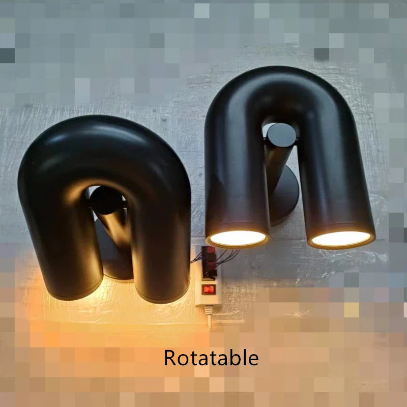 DecorBites™ Cirkus Tube Wall Sconce: Minimalist Night Light & Bedside Reading Lamp