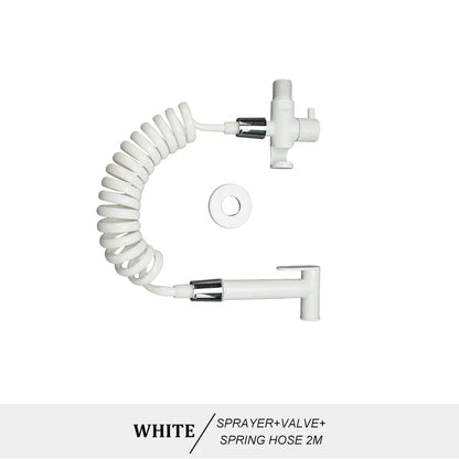 DecorBites™ Brass Bidet Spray Kit with Portable Valve for Bathroom Anus Shower