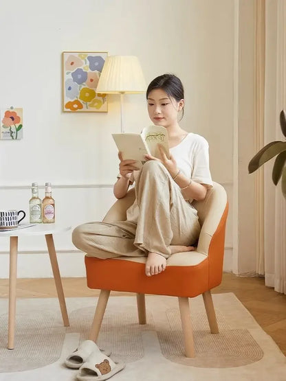 DecorBites™ Leisure Single Sofa Chair for Living Room, Bedroom, Balcony, Hotel, Lounge - Cozy Guest Seating