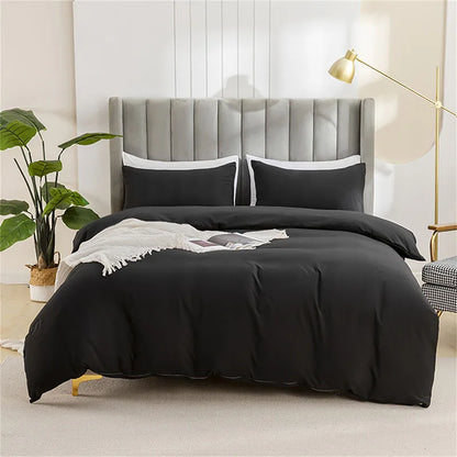 DecorBites™ Brushed Duvet Cover Set | Soft Skin-Friendly Bedding | Full Queen King Twin Sizes