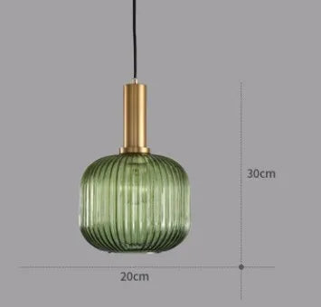 Decorbites™ Glas Farbige LED Anhänger Licht Kronleuchter für Heim Wohn- und Esszimmer Dekoration