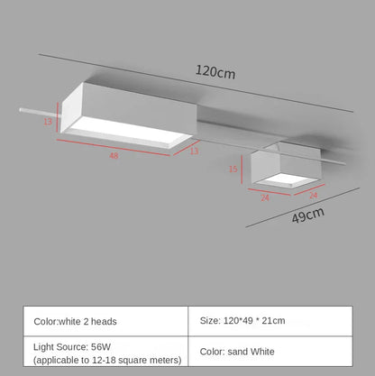 DecorBites™ Black Nordic LED Ceiling Lights Chandeliers for Modern Living Room Decoration