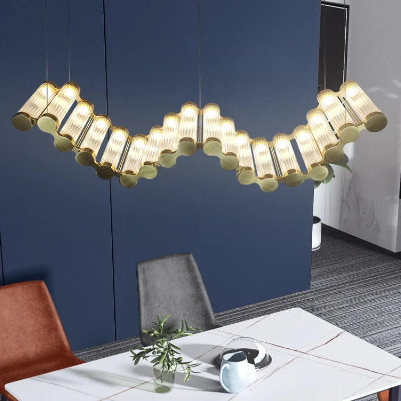 DecorBites™ Golden Chandelier LED Dimming Light for Modern Living Room & Bedroom