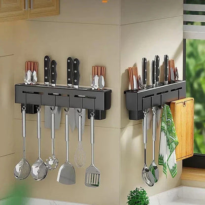 DecorBites™ Kitchen Storage Shelf Knife Chopstick Holder Multi-functional Organizer